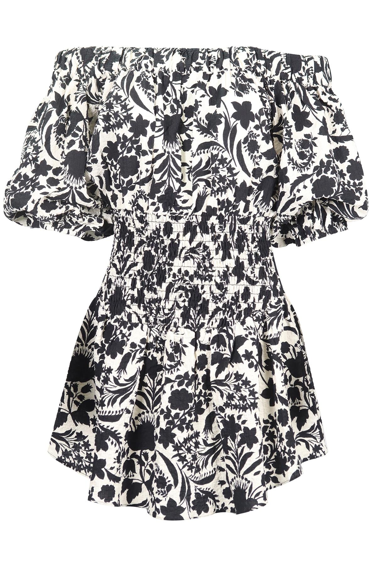 MISA LOS ANGELES COTTON BLEND MINI DRESS MEDIUM