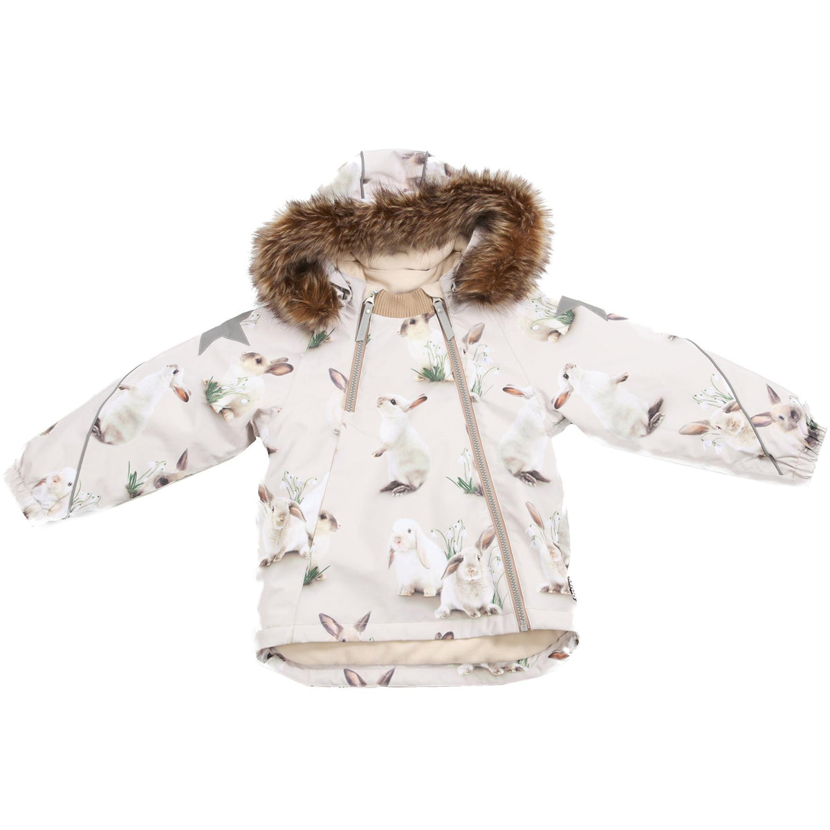 MOLO BEIGE KIDS GIRLS SKI JACKET 5 YEARS