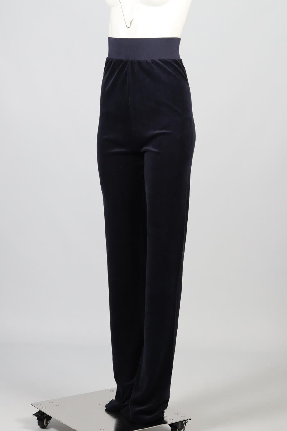 VETEMENTS + JUICY COUTURE VELVET WIDE LEG PANTS MEDIUM