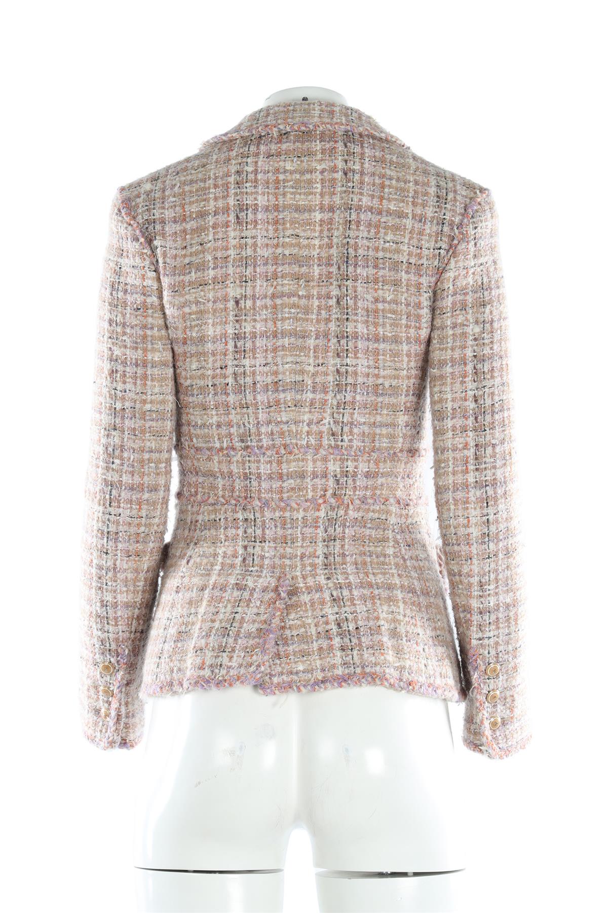 CHANEL MULTI 2007 TWEED BLAZER FR 34 UK 6