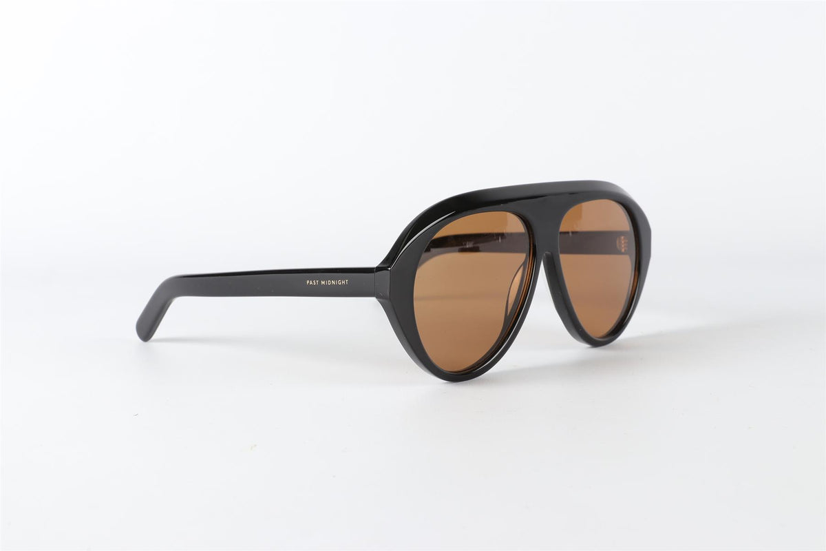 PAST MIDNIGHT BLACK ACETATE SUNGLASES
