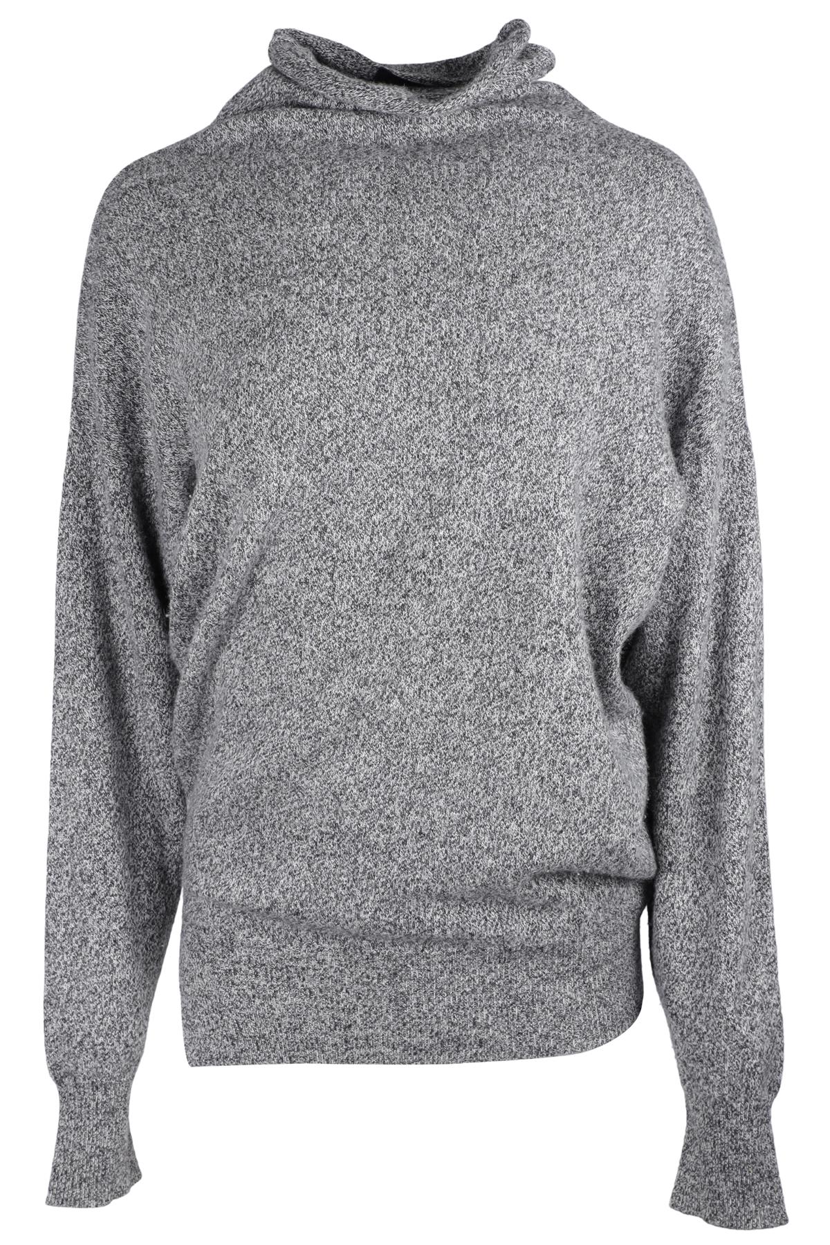 EUDON CHOI GREY CASHMERE SWEATER SMALL