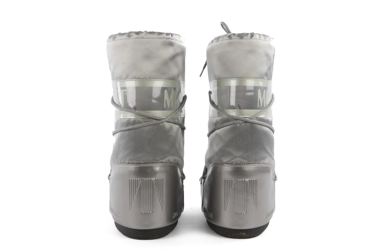 MOON BOOT SILVER KIDS GIRLS BOOTS EU 35-38 UK 2.5-5 US 3.5-6