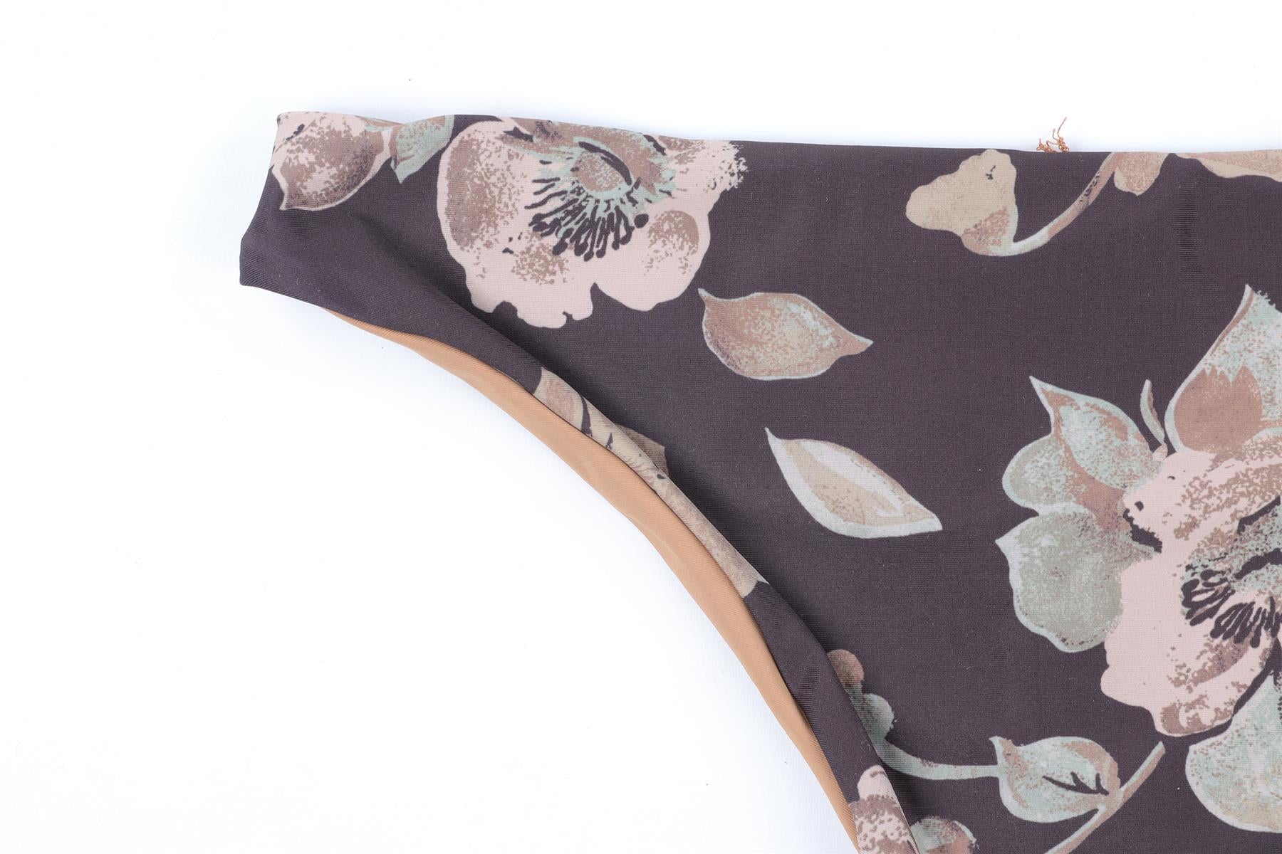 L SPACE BROWN BIKINI LARGE