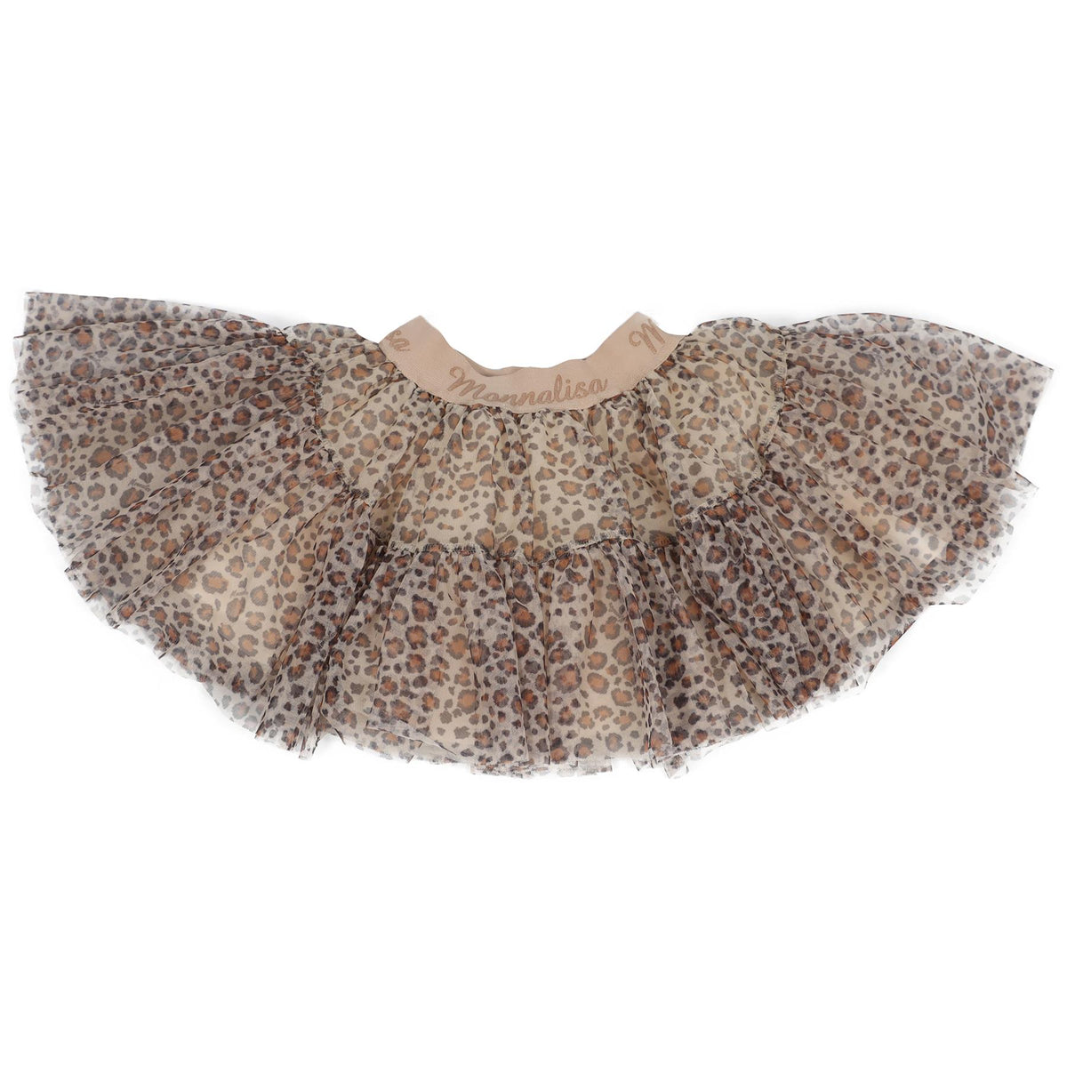 MONNALISA BROWN KIDS GIRLS TULLE SKIRT 3 YEARS