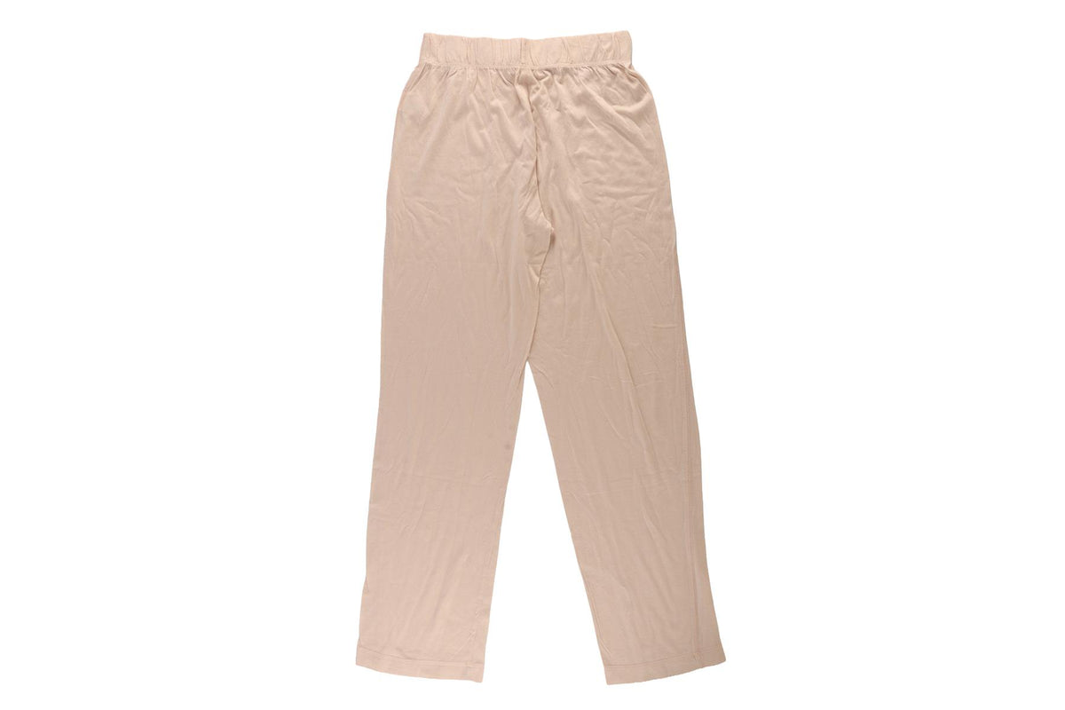 ETERNE PINK COTTON STRAIGHT LEG PANTS SMALL