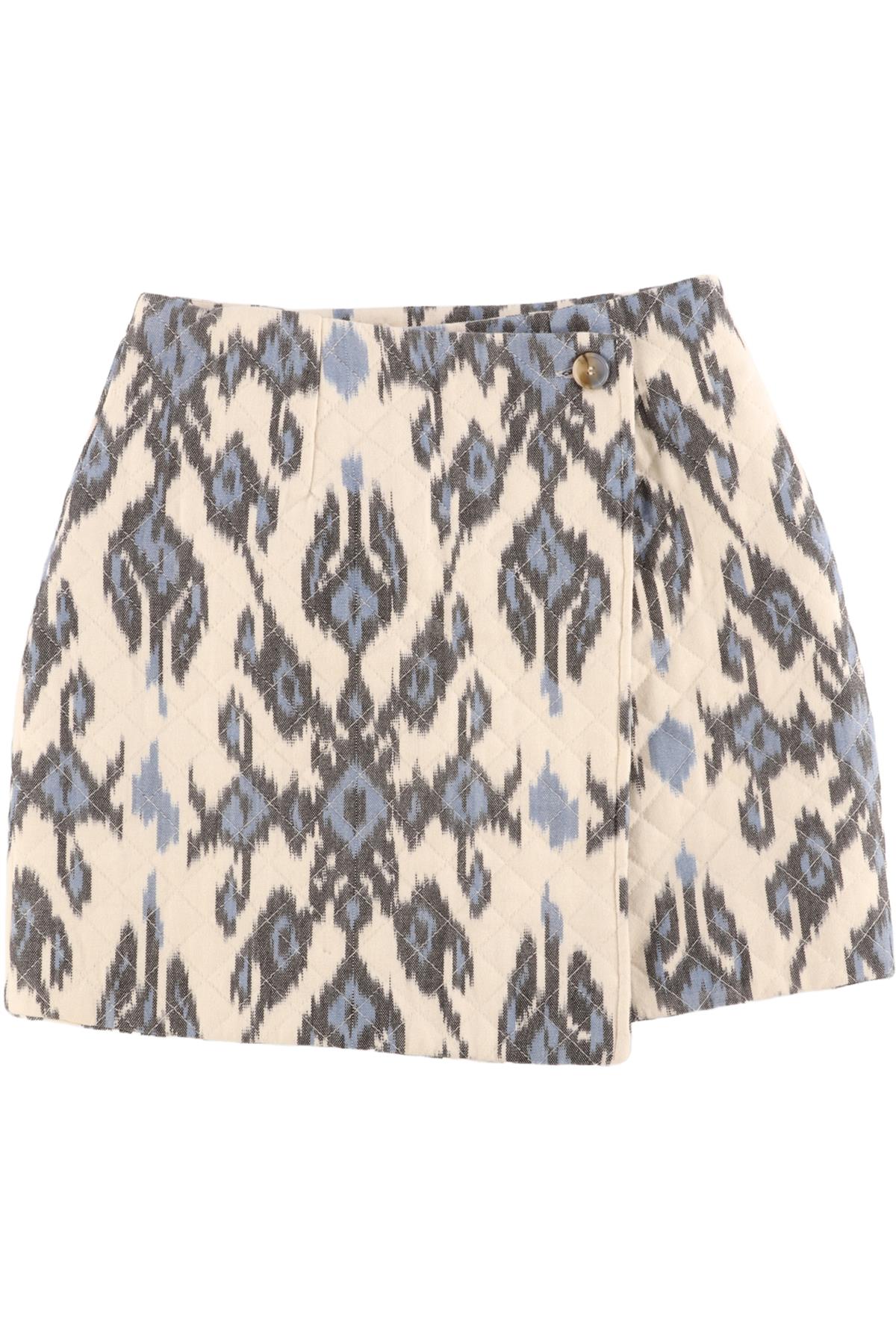 ULLA JOHNSON MULTI COTTON MINI SKIRT US 00 UK 2