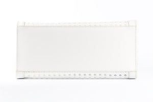 BLINQ WHITE LEATHER HANDBAG