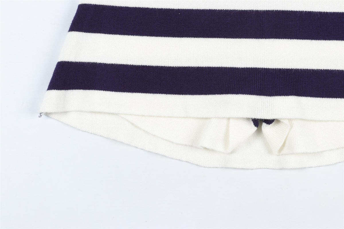 FRANKIE'S BIKINIS NAVY KNIT SKORT XSMALL