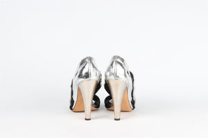 GIUSEPPE ZANOTTI + THAKOON BLACK SUEDE SANDALS EU 39.5 UK 6.5 US 9.5