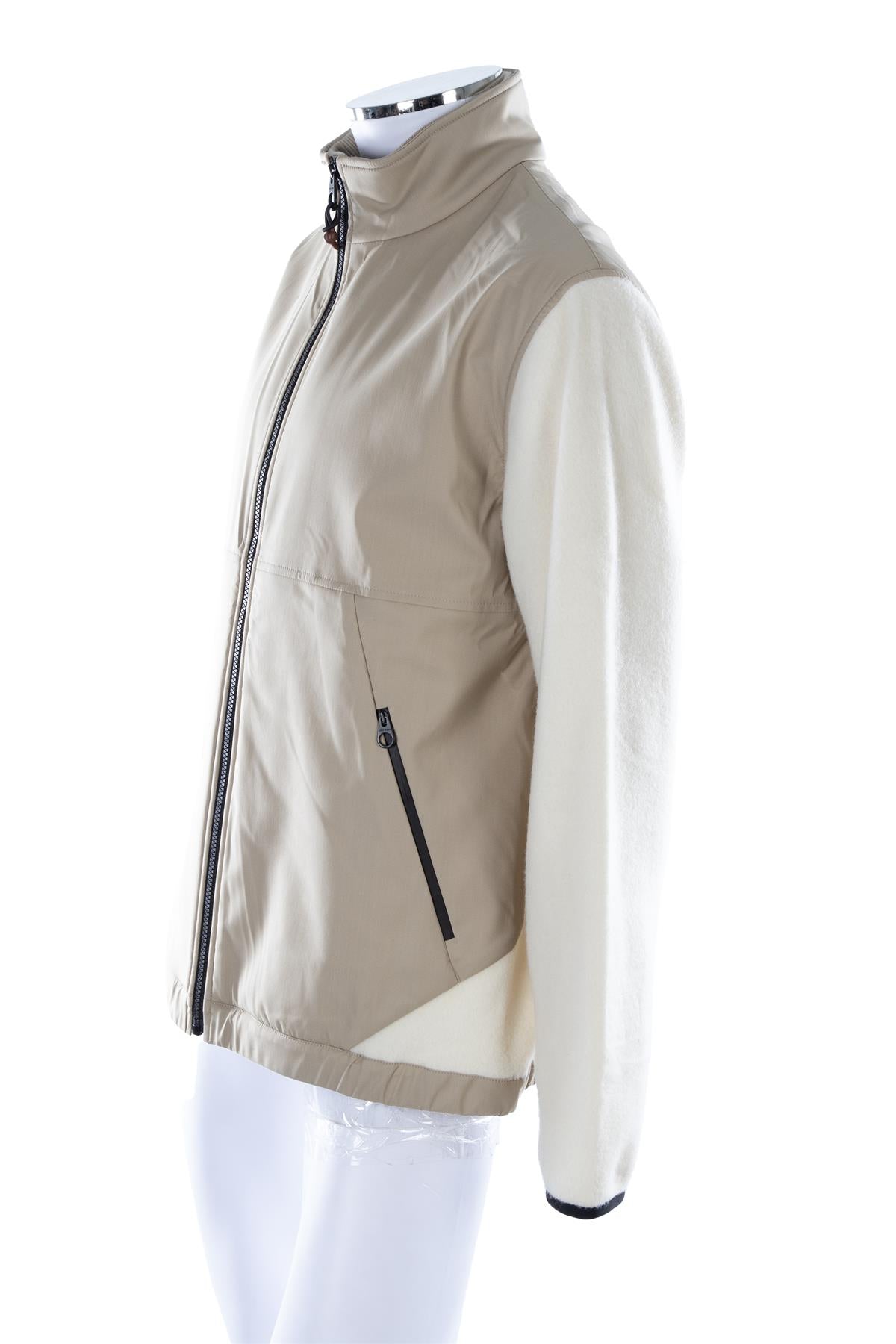 LORO PIANA BEIGE MEN'S MERIBEL CASHMERE JACKET LARGE
