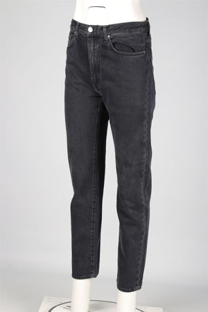 TOTEME GREY HIGH RISE STRAIGHT LEG JEANS W29 UK 10-12