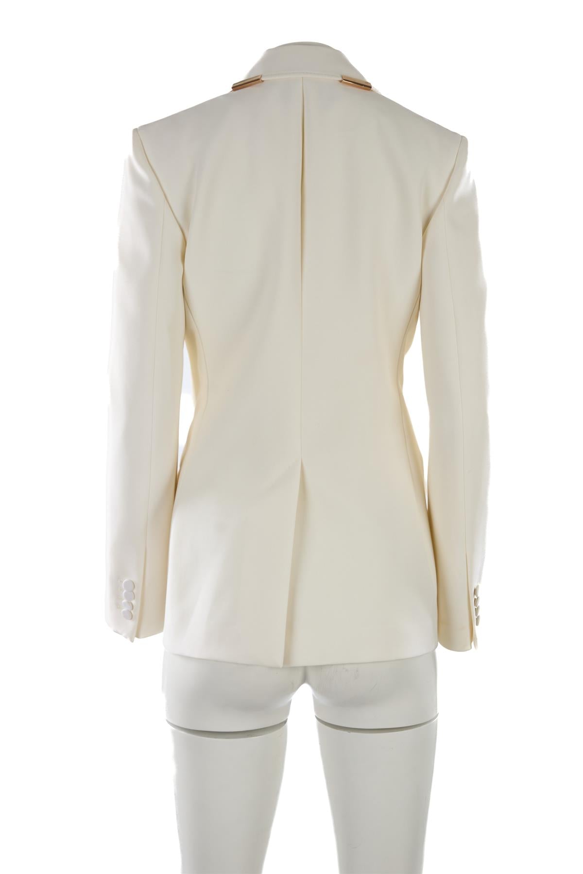 GABRIELA HEARST CREAM WOOL BLAZER IT 38 UK 6