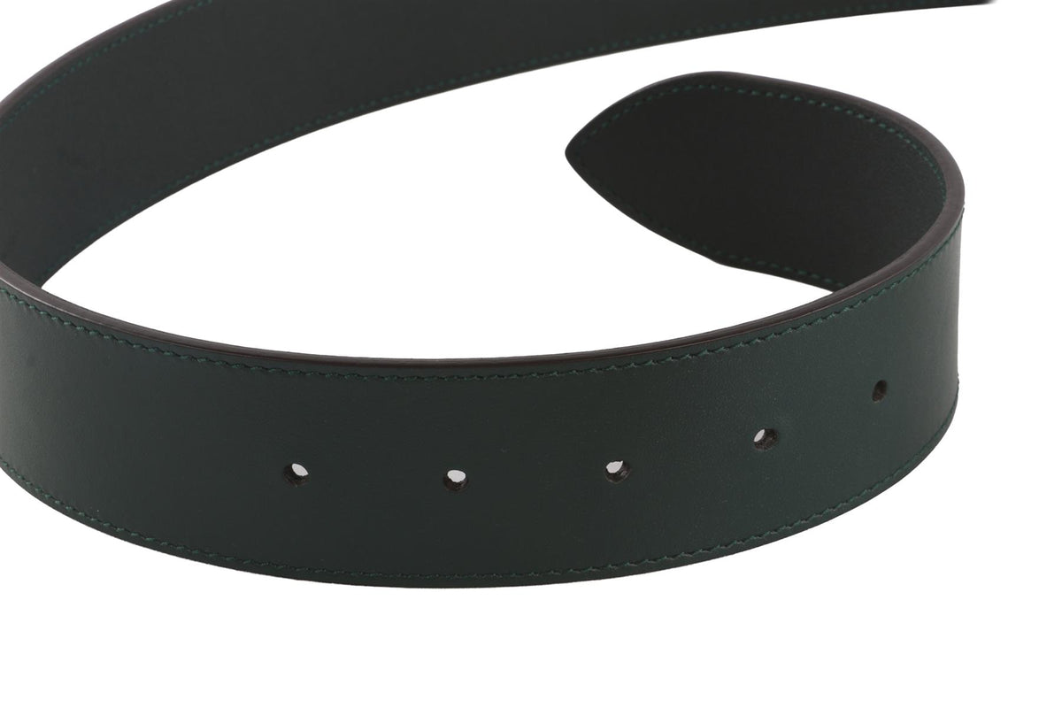 GUCCI GREEN GG LEATHER WAIST BELT 80CM