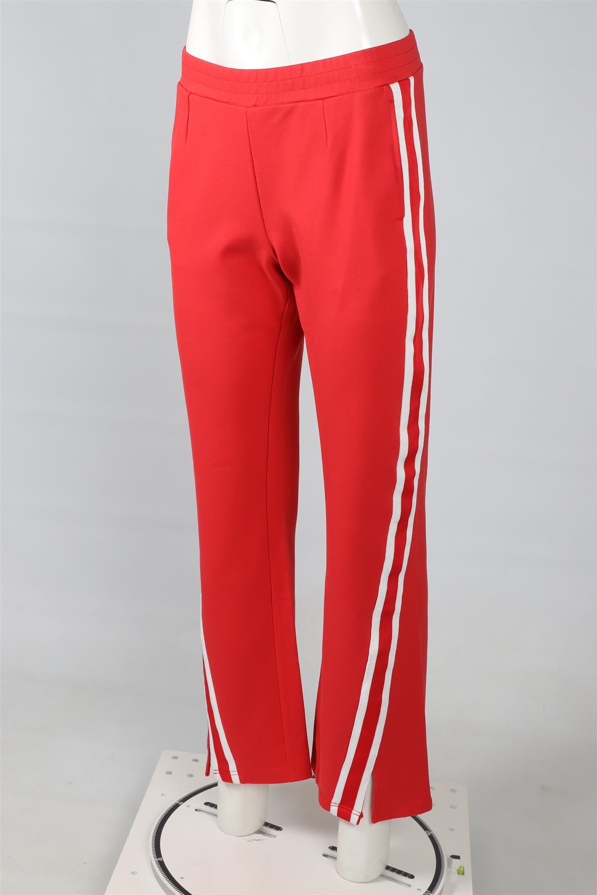 THE UPSIDE RED JERSEY STRAIGHT LEG PANTS SMALL