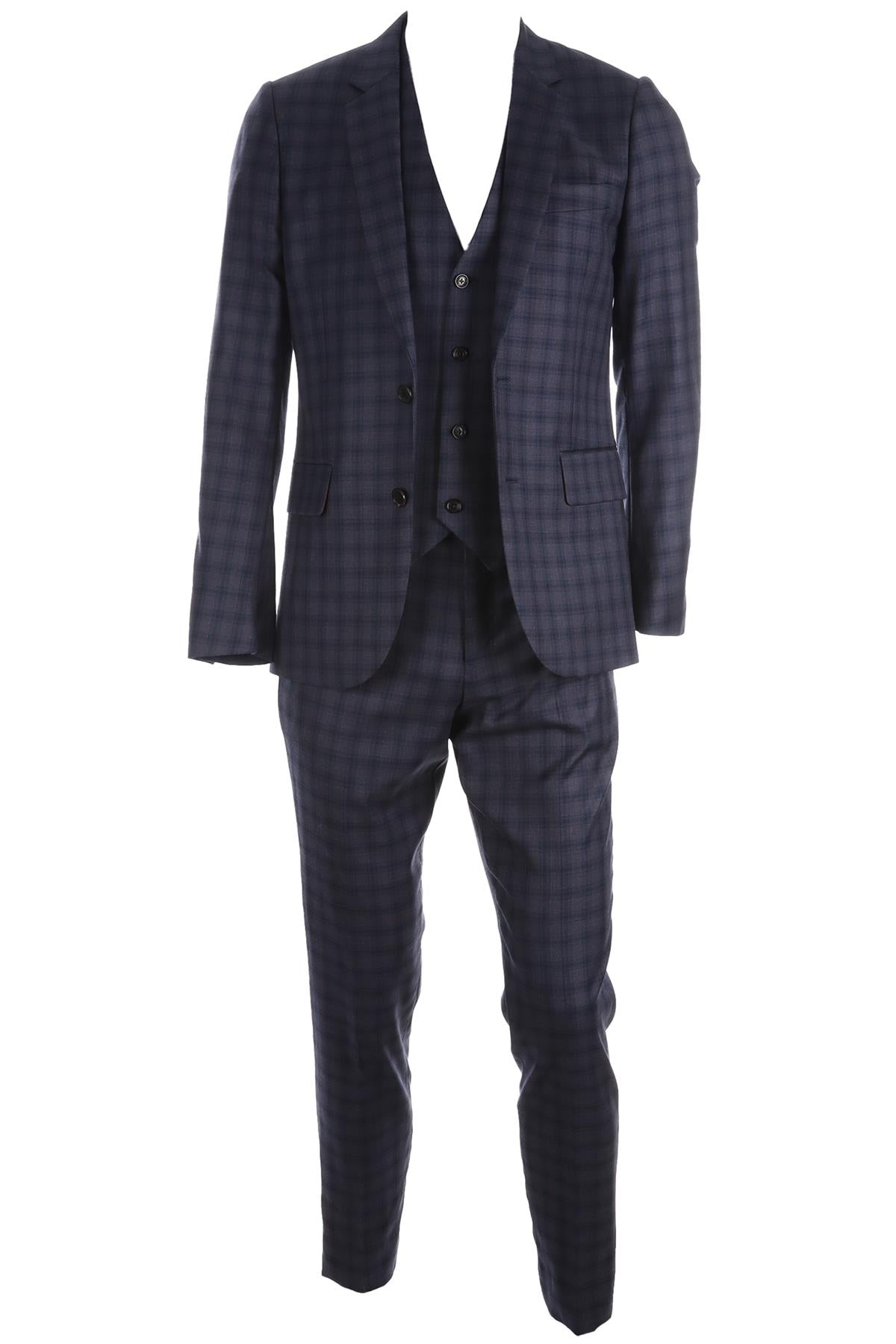PAUL SMITH BLUE MENS WOOL SUIT UK/US 36 FR 36 IT 46