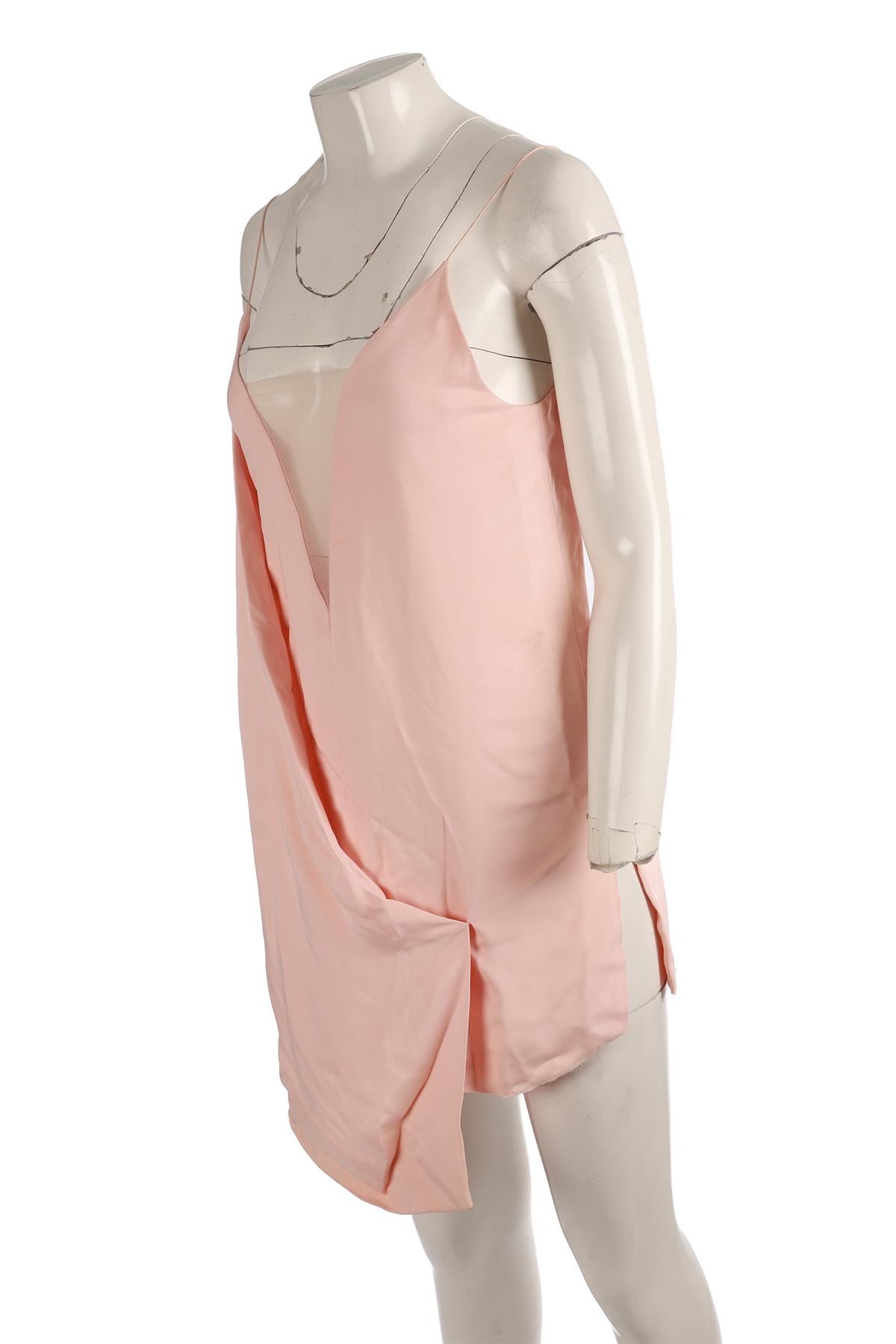 CELINE PINK CREPE TOP FR 38 UK 10