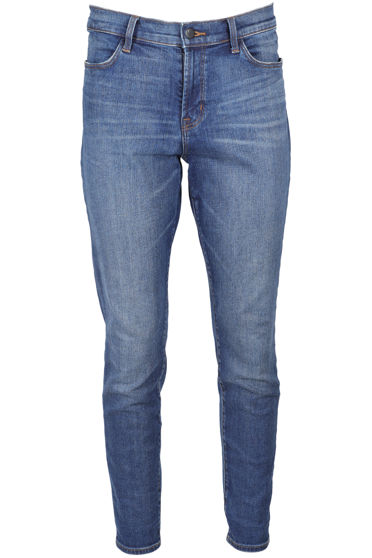 J BRAND BLUE MID RISE SKINNY JEANS W32 UK 14