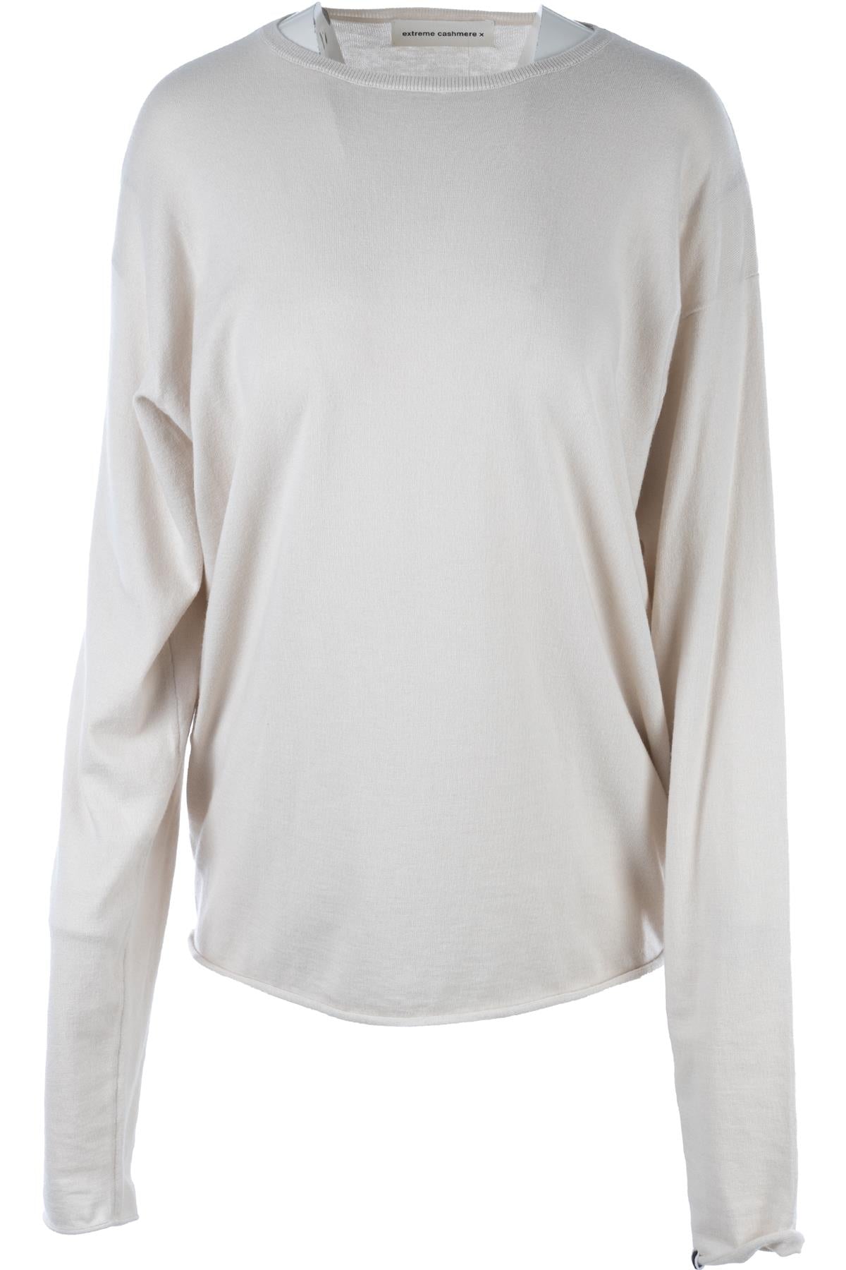 EXTREME CASHMERE ECRU CASHMERE TOP ONE SIZE