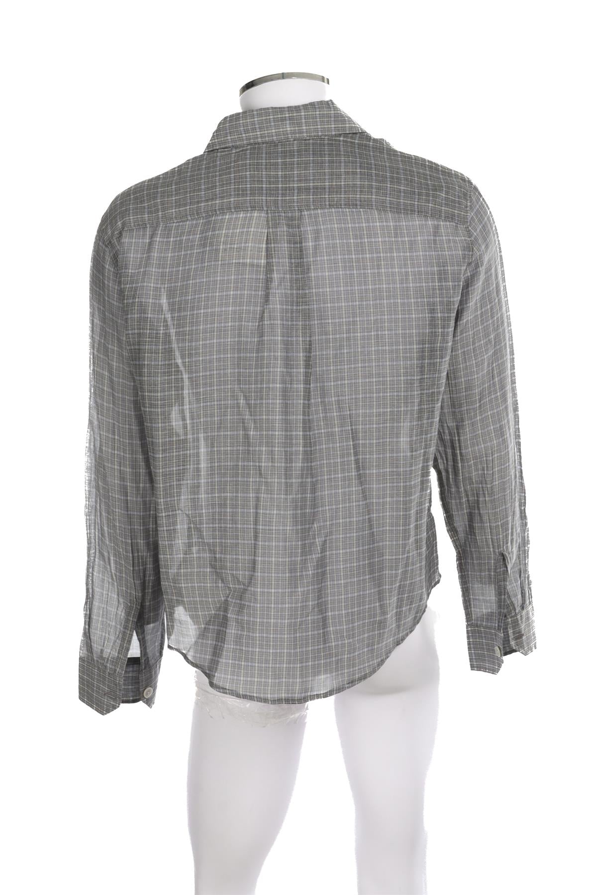 OUR LEGACY GREY MENS COTTON SHIRT IT 46 UK 36