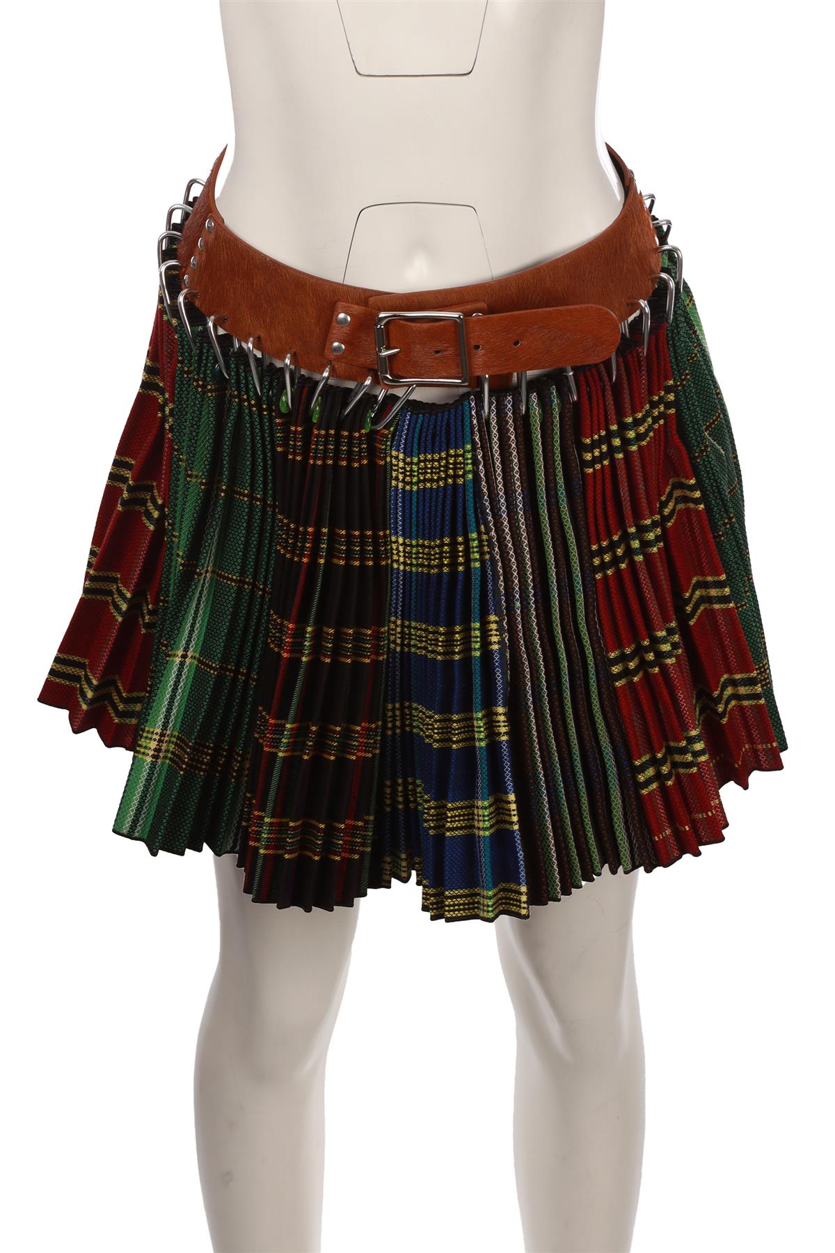 MULTI WOOL MINI SKIRT