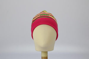 GUCCI BABY GIRLS STRIPED WOOL BEANIE LARGE