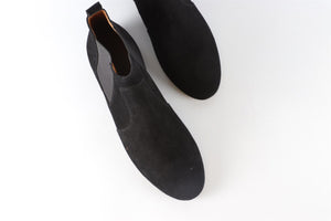 ISABEL MARANT ÉTOILE BLACK SUEDE ANKLE BOOTS EU 40 UK 7 US 10
