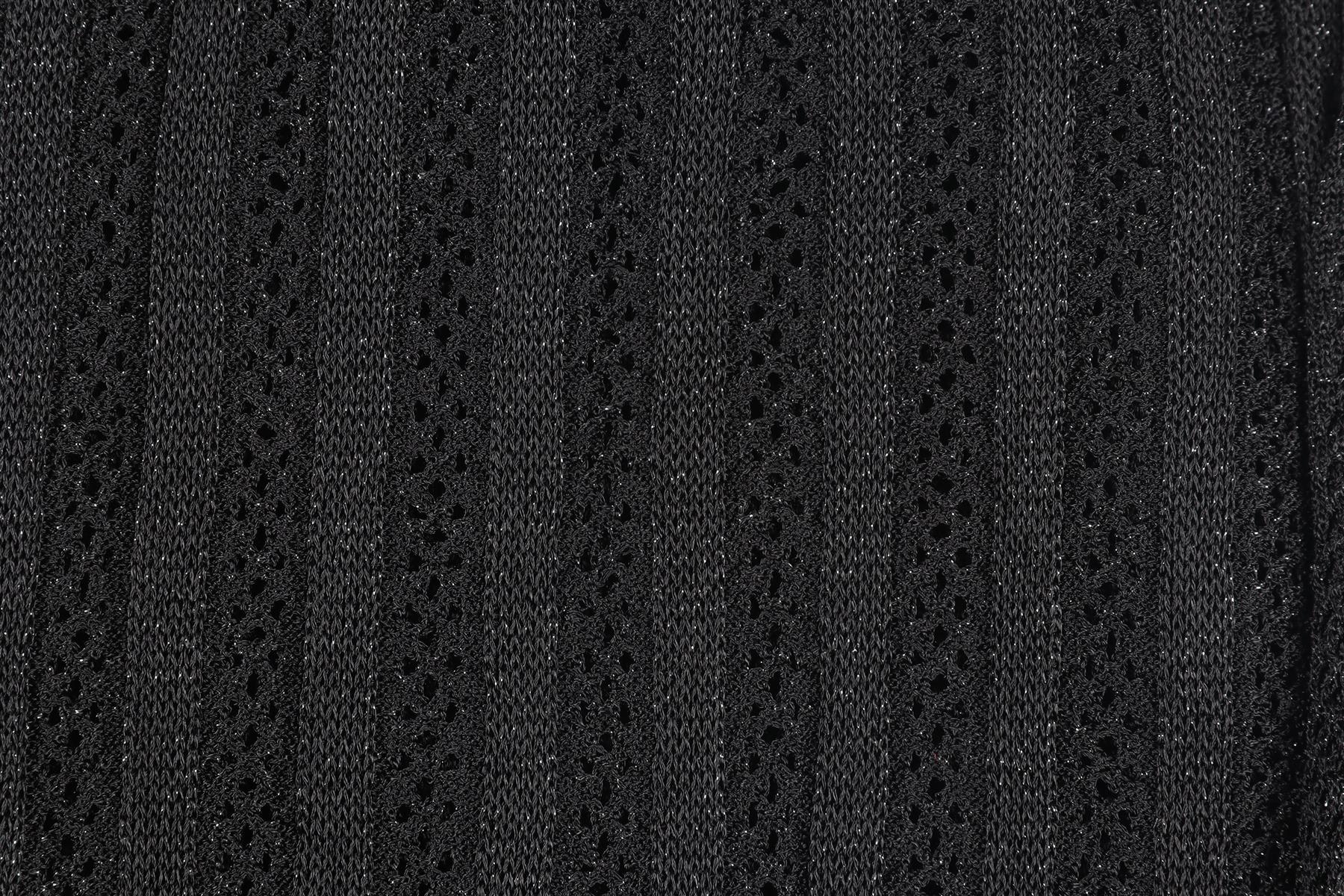 ELIE SAAB BLACK KNIT SCARF