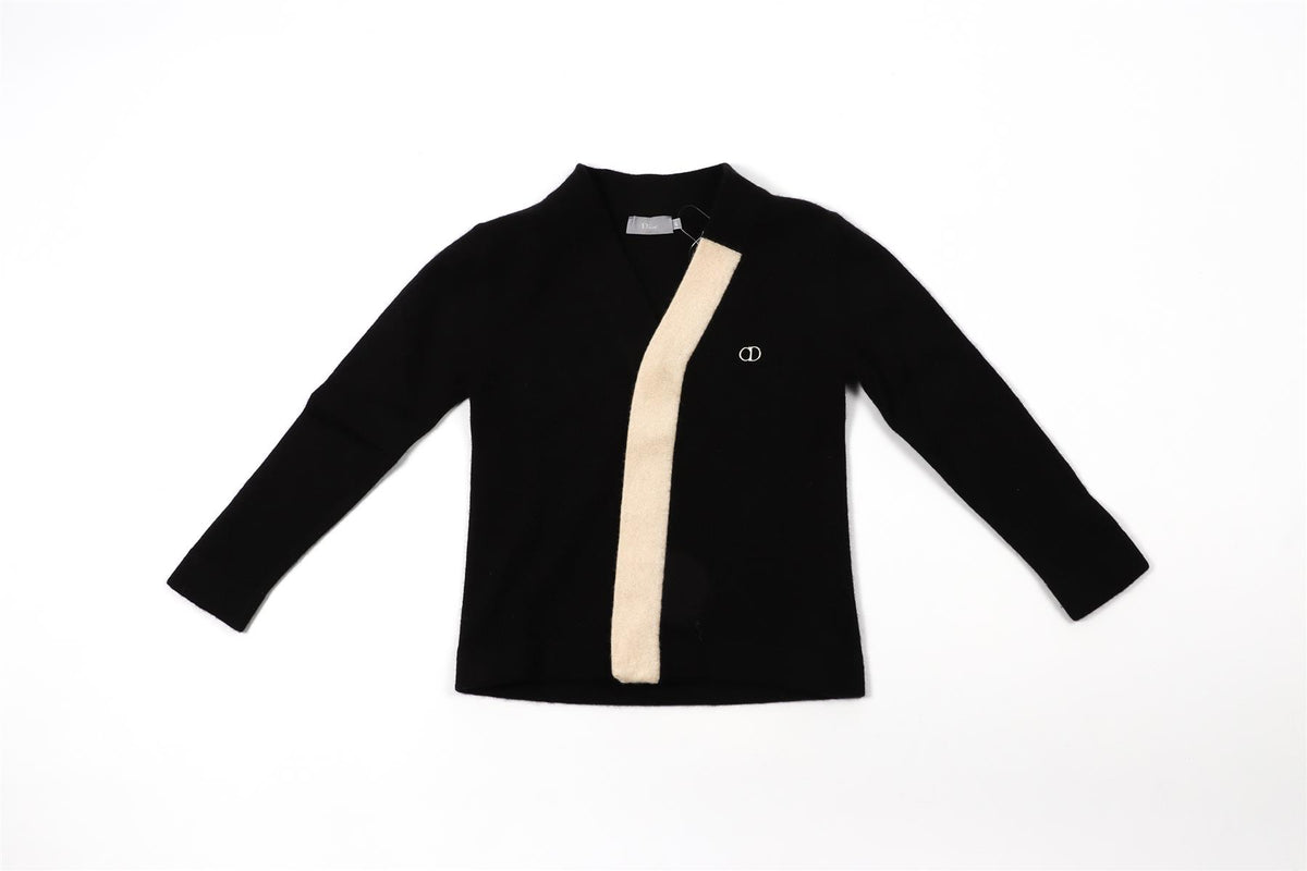 CHRISTIAN DIOR BLACK KIDS BOYS CARDIGAN 6 YEARS