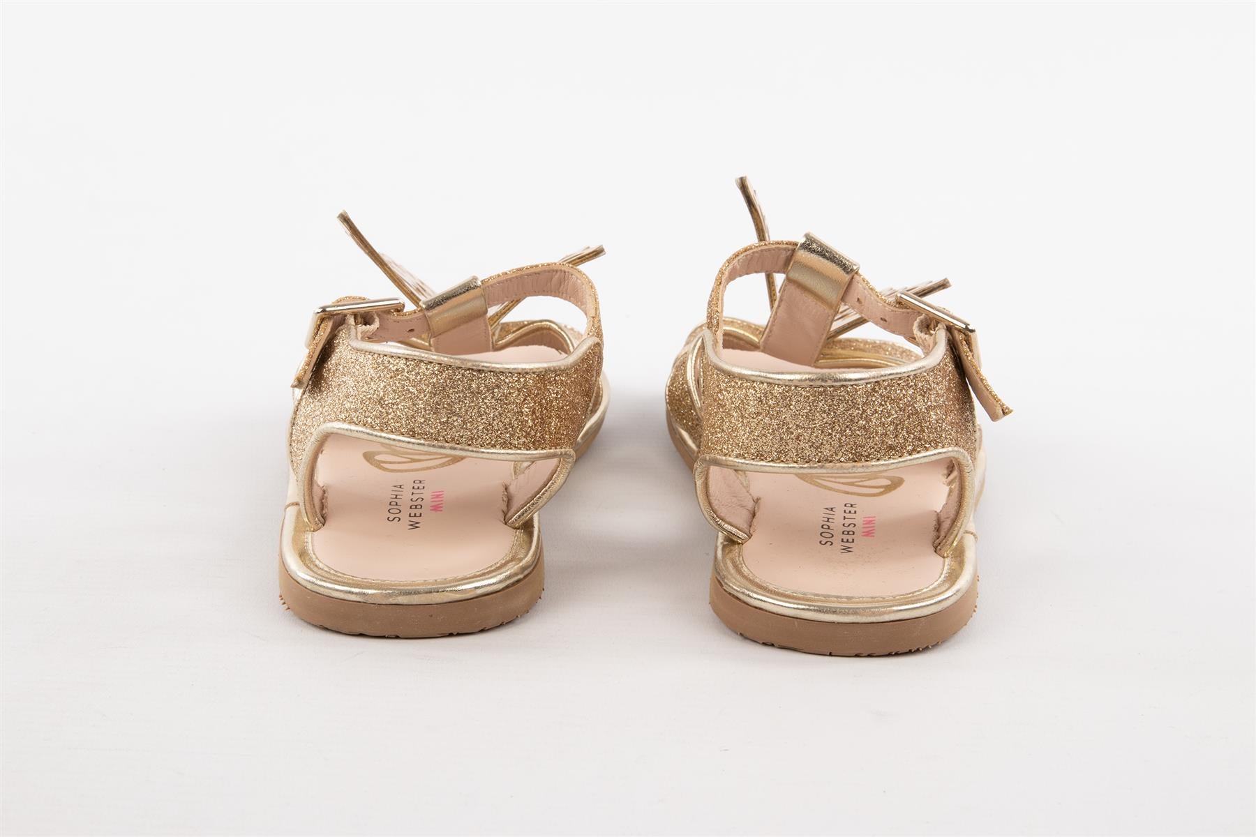SOPHIA WEBSTER GOLD KIDS GIRLS SANDALS EU 28 UK 9.5 US 10.5