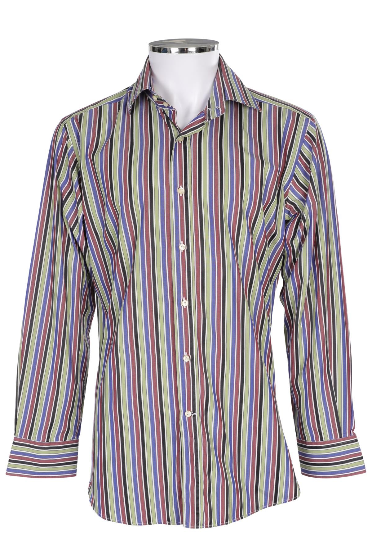 ETRO MULTI MEN'S COTTON SHIRT UK/US 42