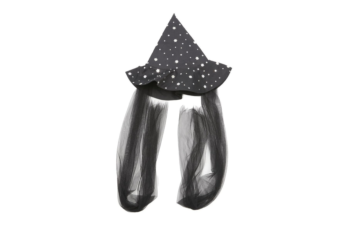 TUTU DU MONDE BLACK KIDS GIRLS WITCH HAT ONE SIZE