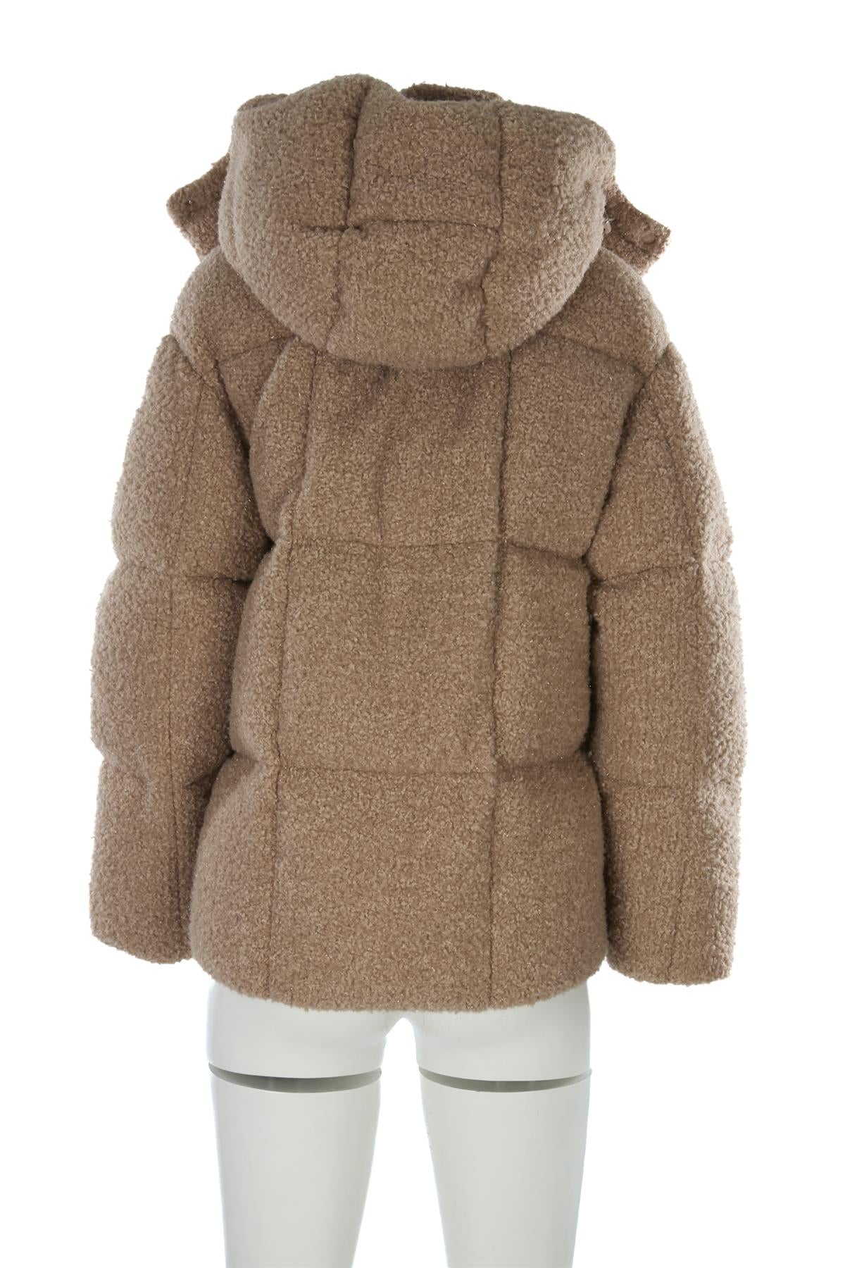 MONCLER BEIGE PARANAS PADDED DOWN JACKET UK 14