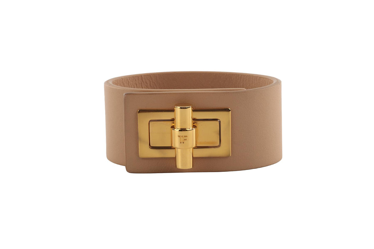 TOM FORD NUDE NATALIA LEATHER CUFF MEDIUM