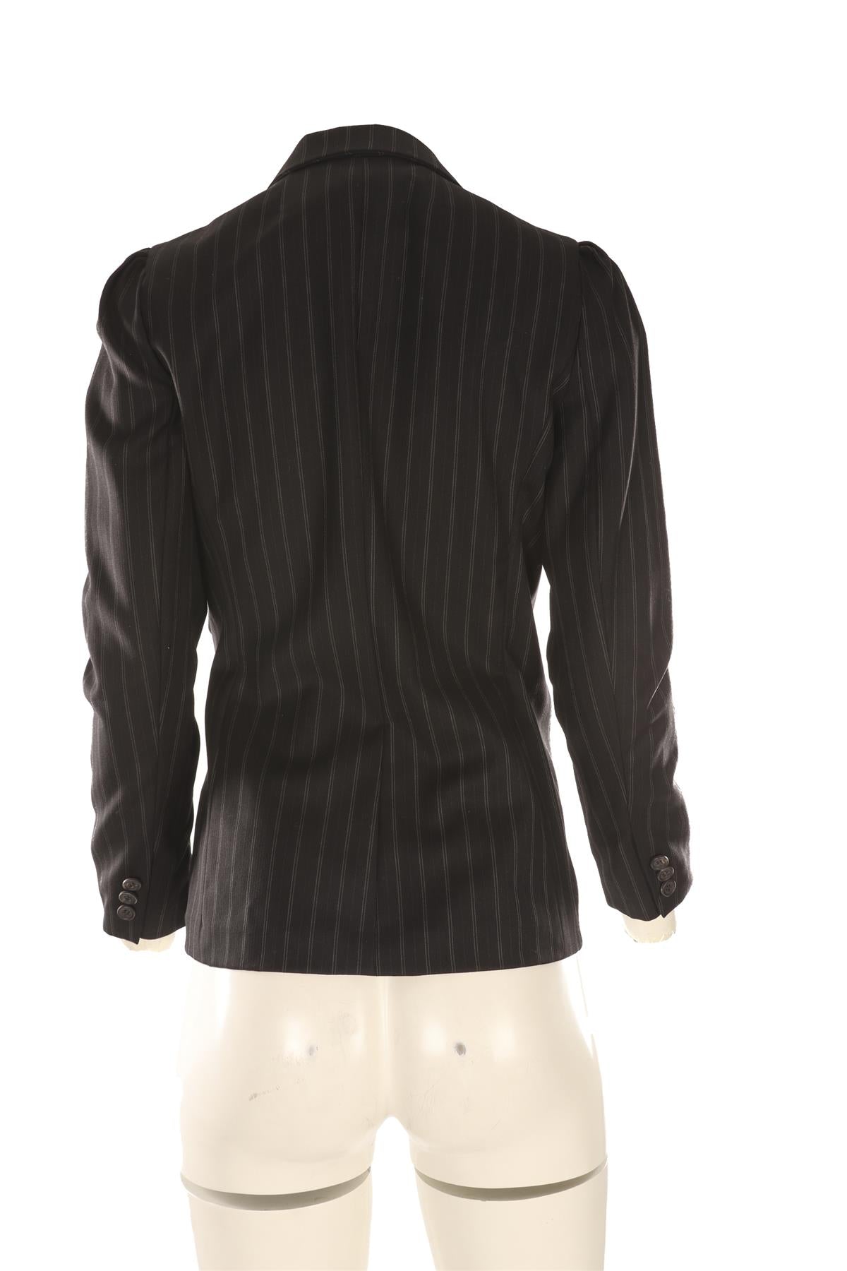 DAVID SZETO BLACK 2007 WOOL TOP FR 38 UK 10