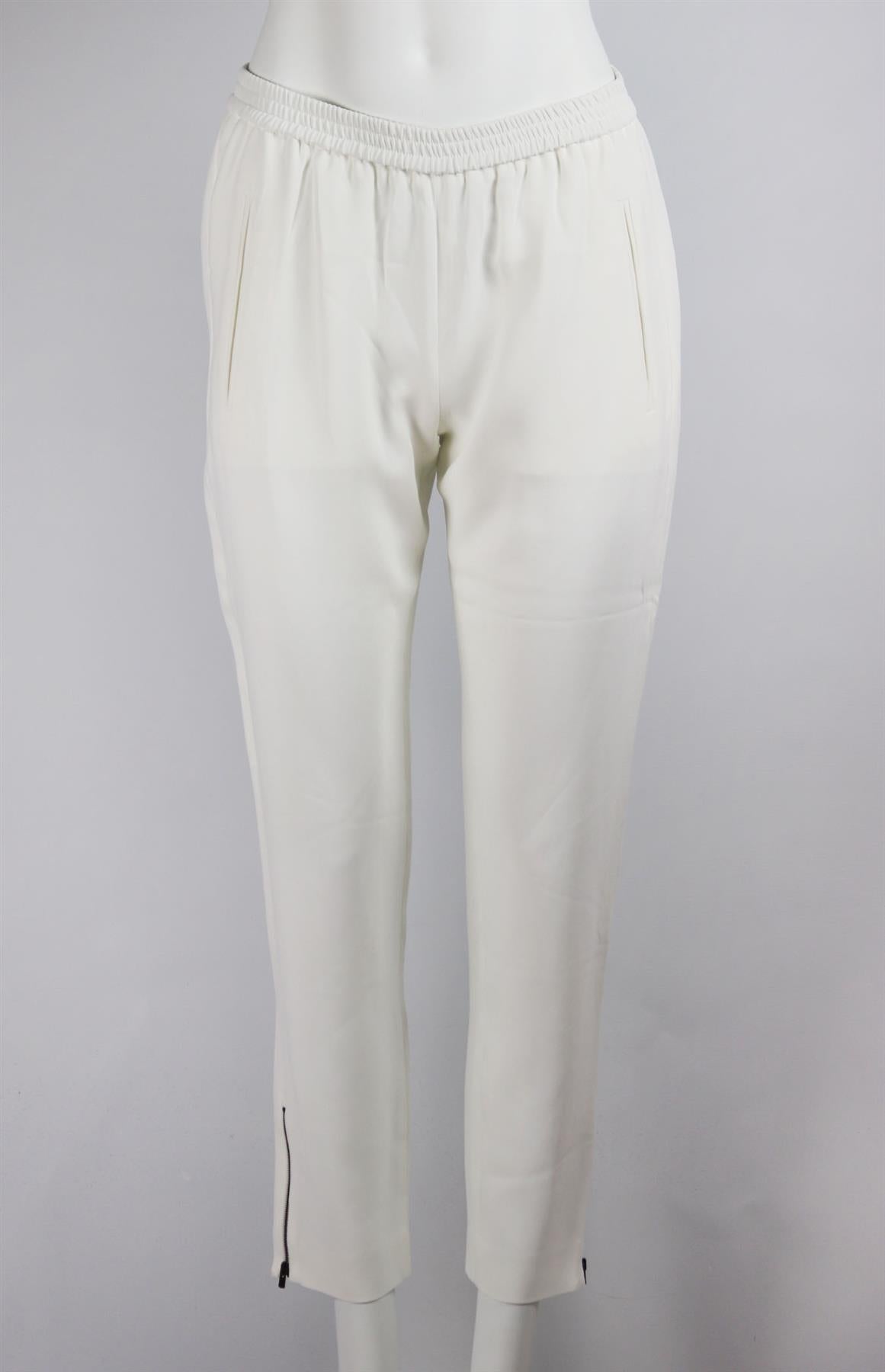STELLA MCCARTNEY CREPE STRAIGHT LEG PANTS IT 38 UK 6