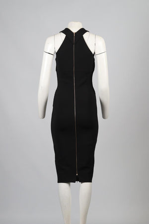 VICTORIA BECKHAM KNIT MIDI DRESS UK 12