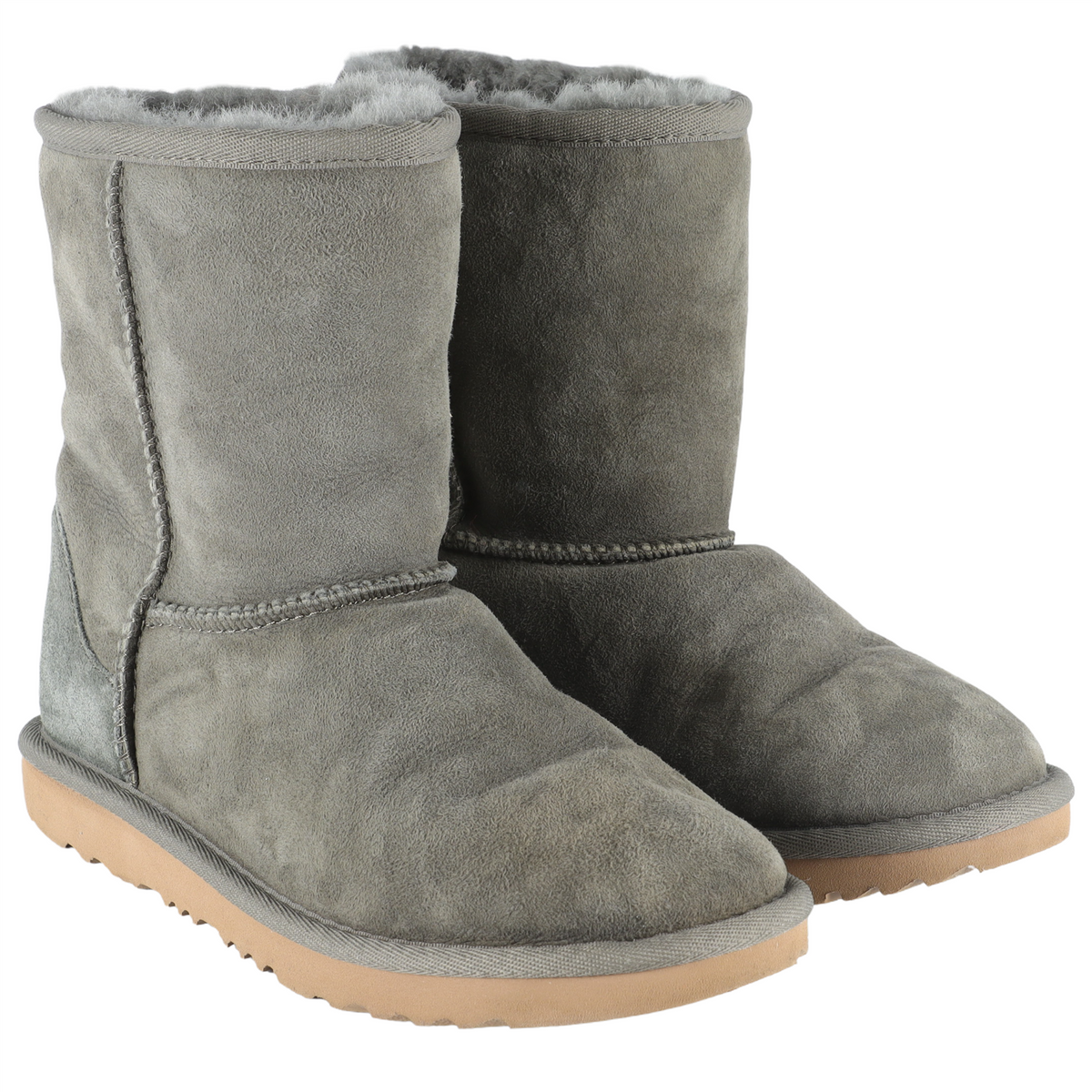 UGG AUSTRALIA GREEN KIDS GIRLS SUEDE BOOTS EU 35 UK 2 US 3