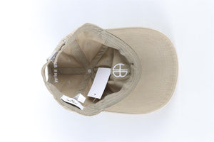 ANINE BING KHAKI COTTON BASEBALL CAP ONE SIZE