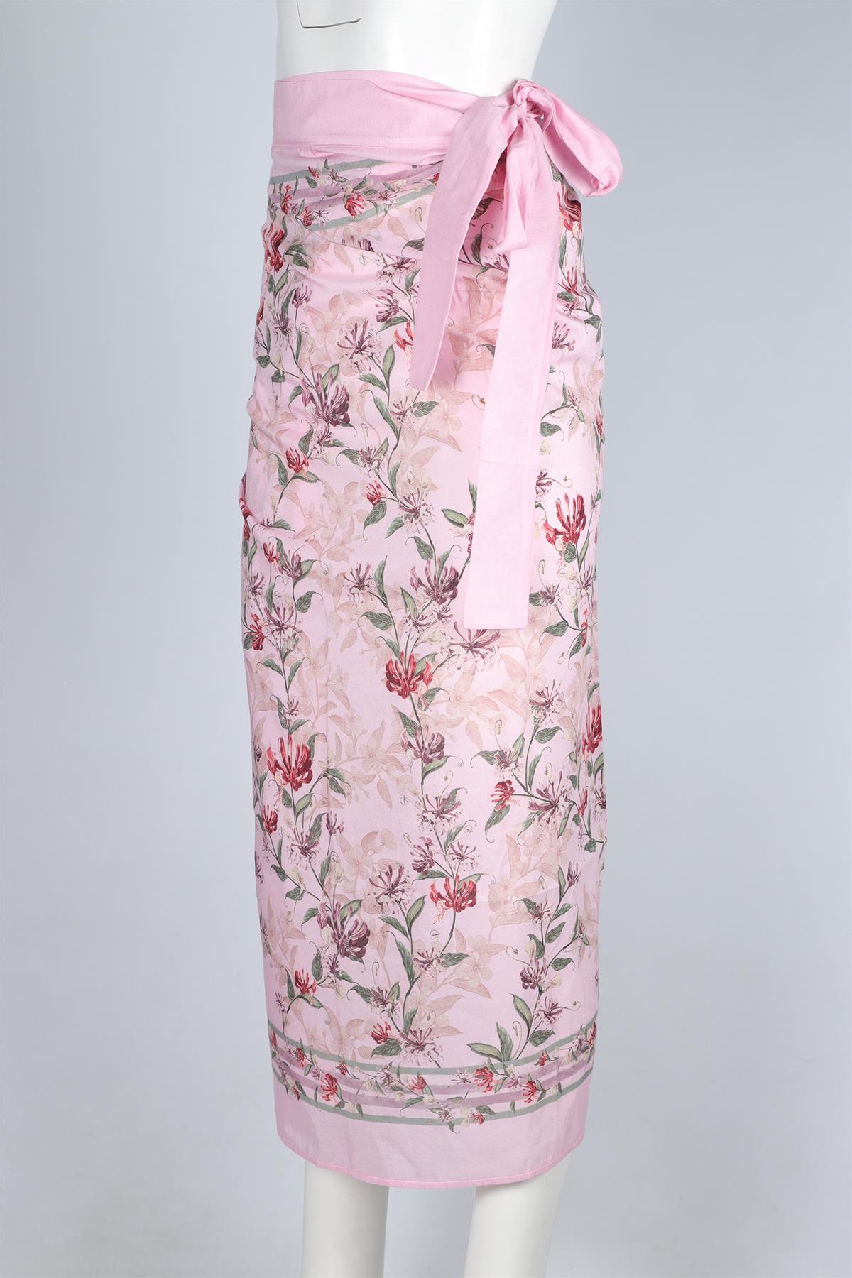 AGUA BY AGUA BENDITA PINK COTTON SARONG ONE SIZE