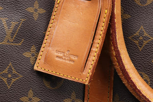 LOUIS VUITTON BROWN 1987 SIRIUS 70 MONOGRAM COATED CANVAS SUITCASE