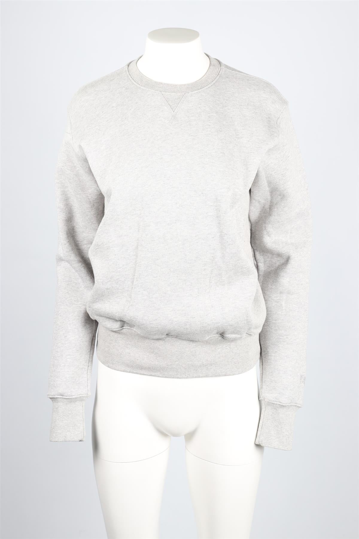 TOTEME GREY COTTON SWEATSHIRT SMALL