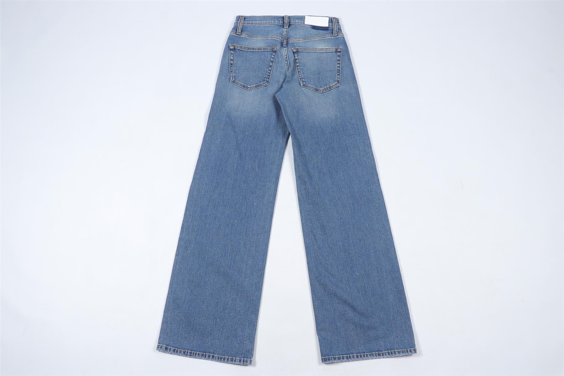 RE/DONE BLUE DENIM JEANS W24 UK 6
