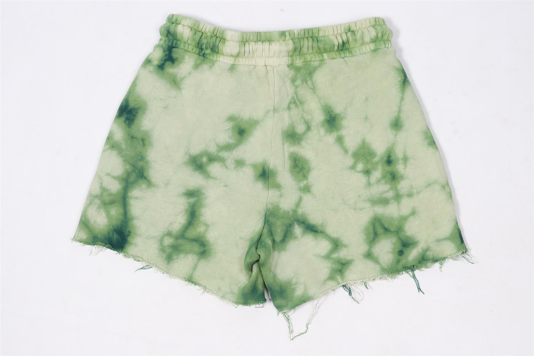 COTTON CITIZEN GREEN COTTON SHORTS SMALL