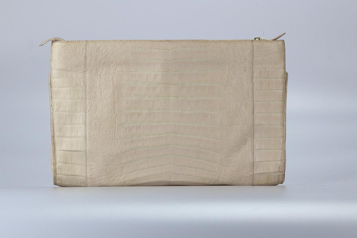 NANCY GONZALEZ CROCODILE CLUTCH