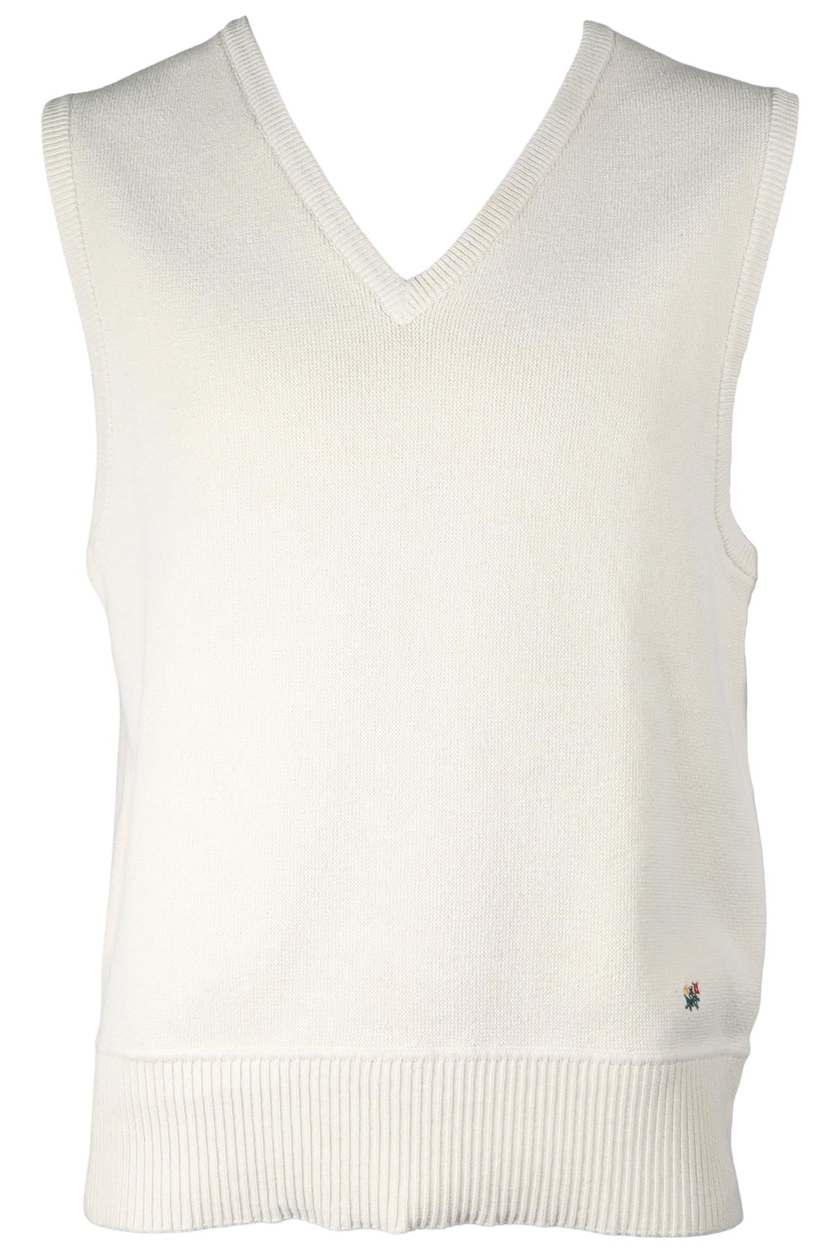 AIMÉ LEON DORE CREAM MEN'S COTTON VEST MEDIUM