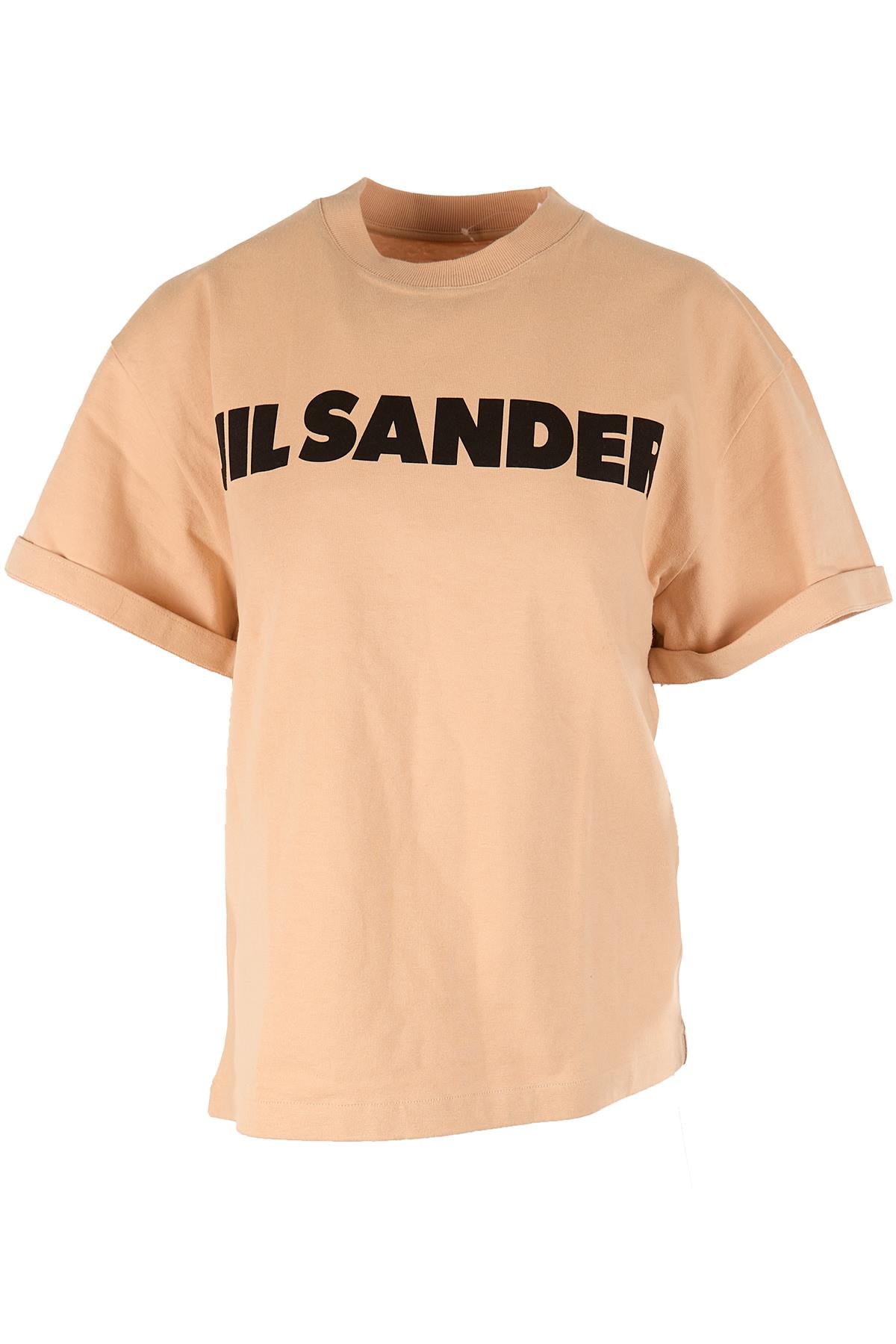 JIL SANDER BEIGE COTTON T-SHIRT SMALL