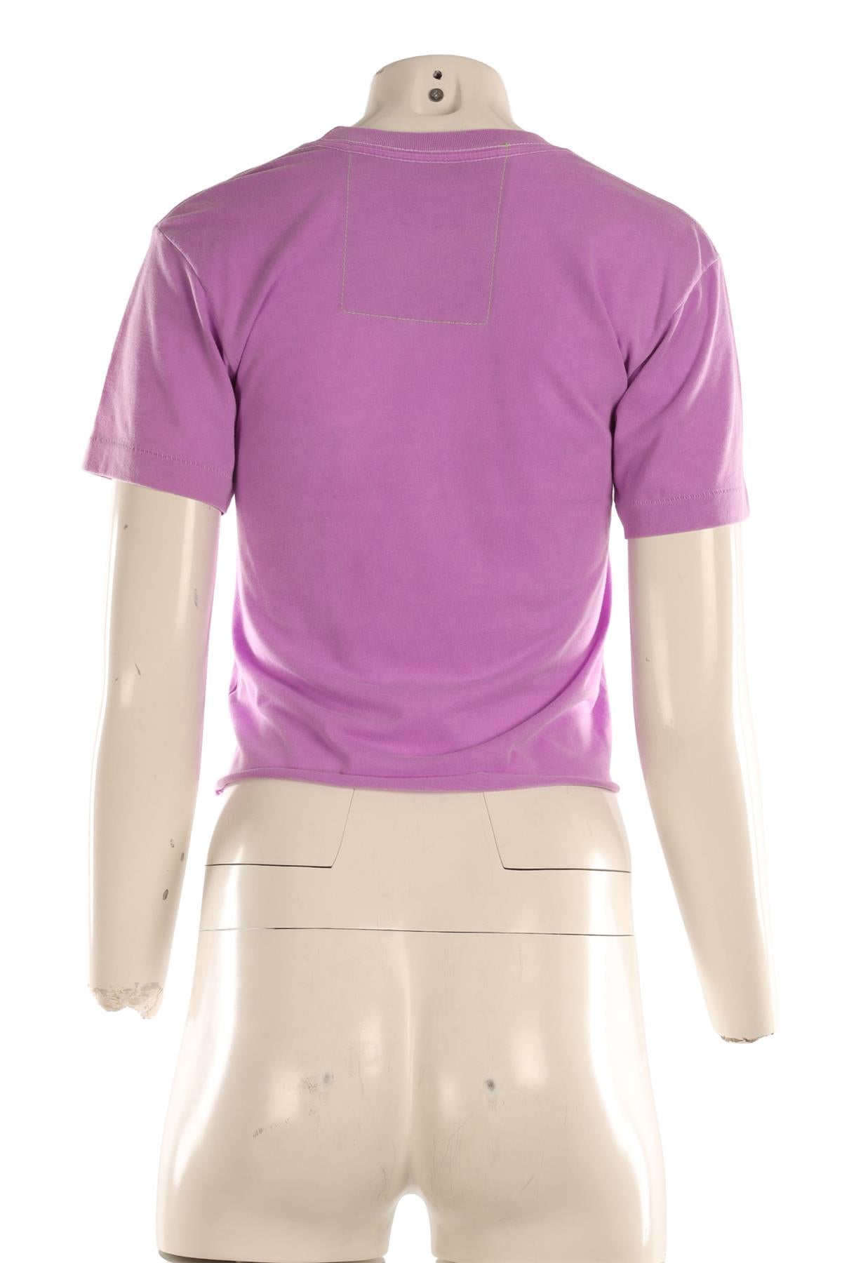 AVIATOR NATION PURPLE COTTON T-SHIRT XSMALL