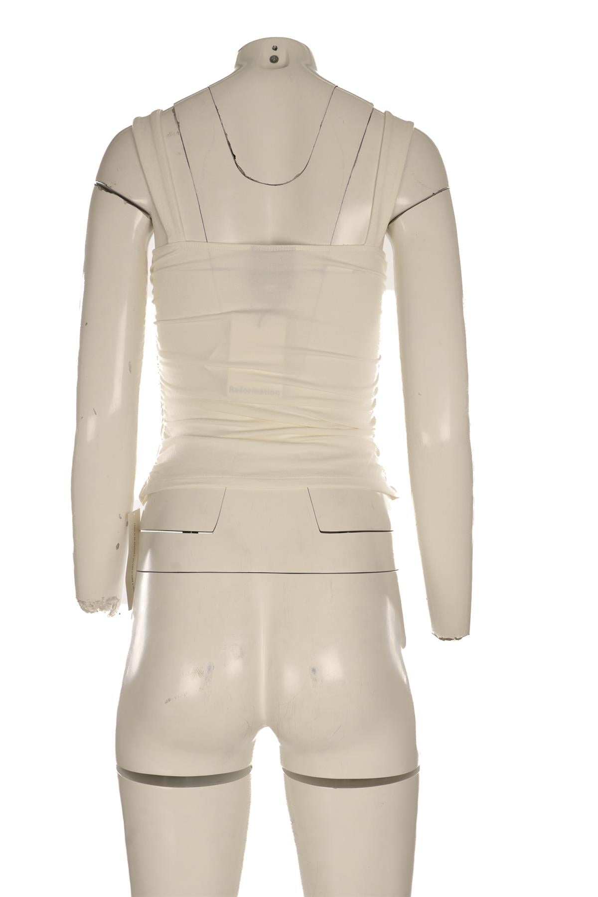 REFORMATION IVORY COTTON TOP SMALL