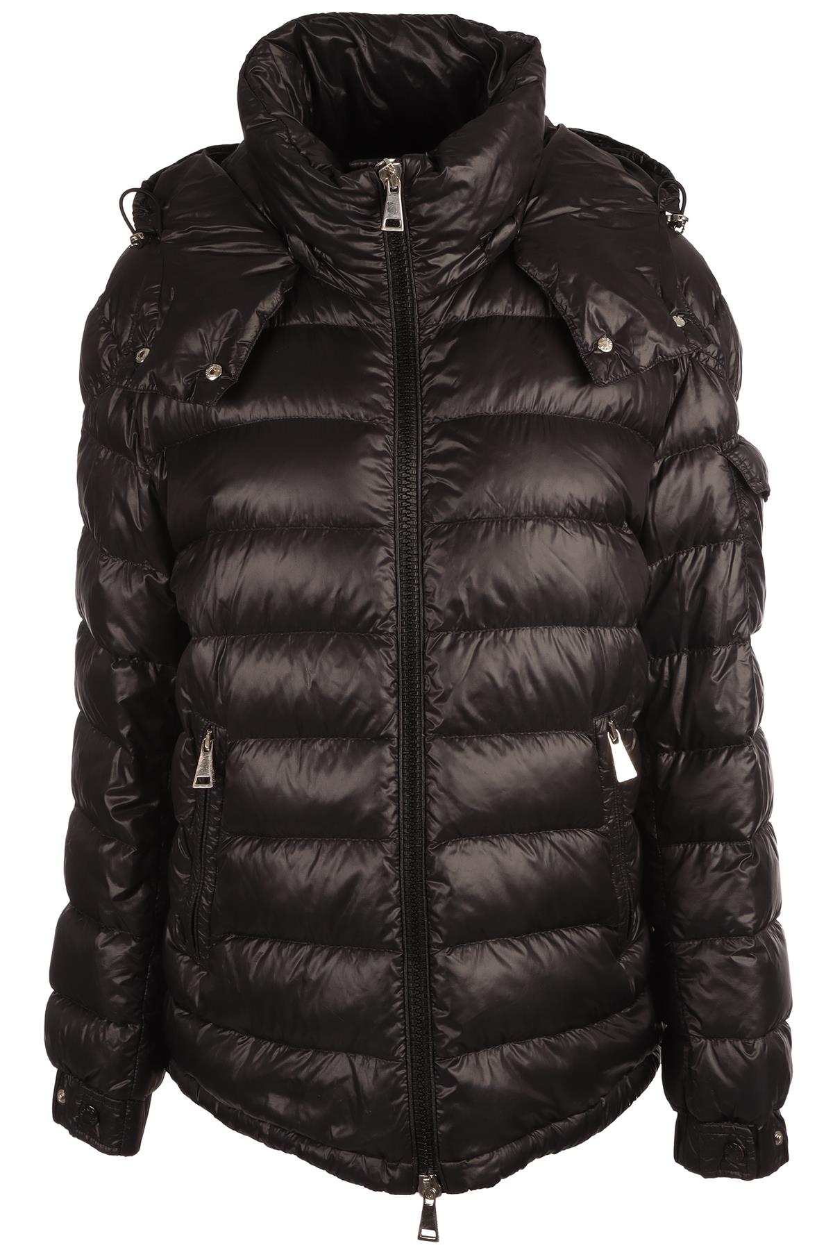 MONCLER BLACK DALLES PADDED DOWN JACKET LARGE